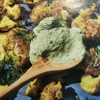 Knusprige Kartoffeln mit Kräuterquark, Foto 1