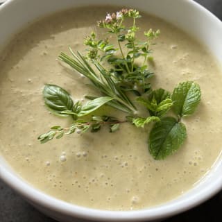 Kalte Zucchini-Joghurt-Suppe, Foto 1