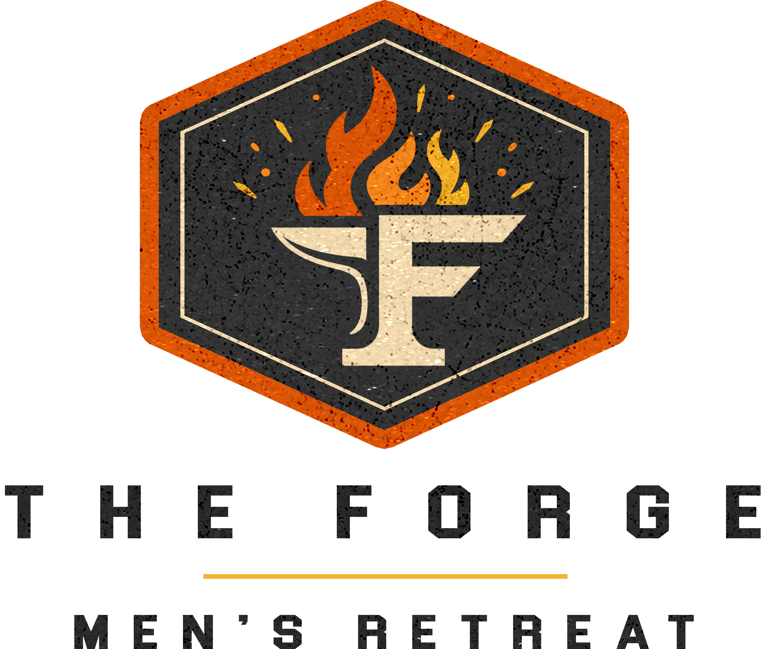 The Forge men's retreat logo
