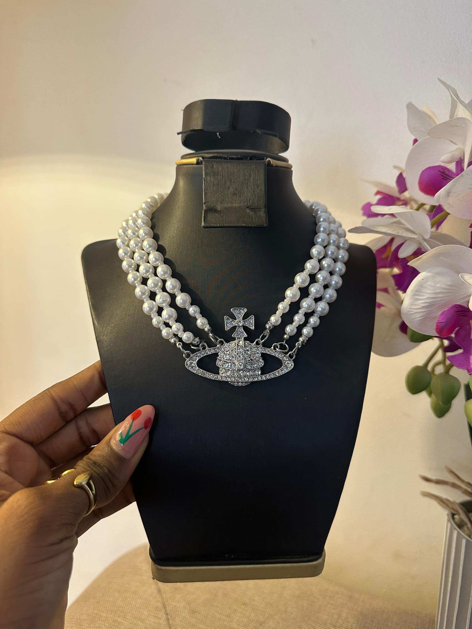 Statement layered pearl necklace ✨ — Neckpieces — Rose Fashion (photo 4)