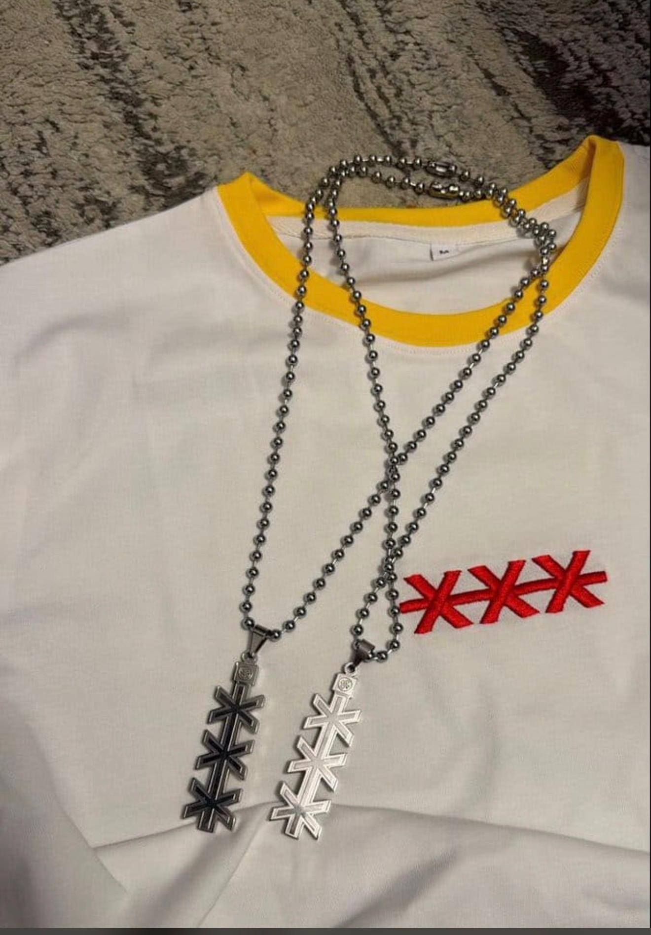 Unisex Triple X Necklace — Neckpieces — Rose Fashion (photo 3)