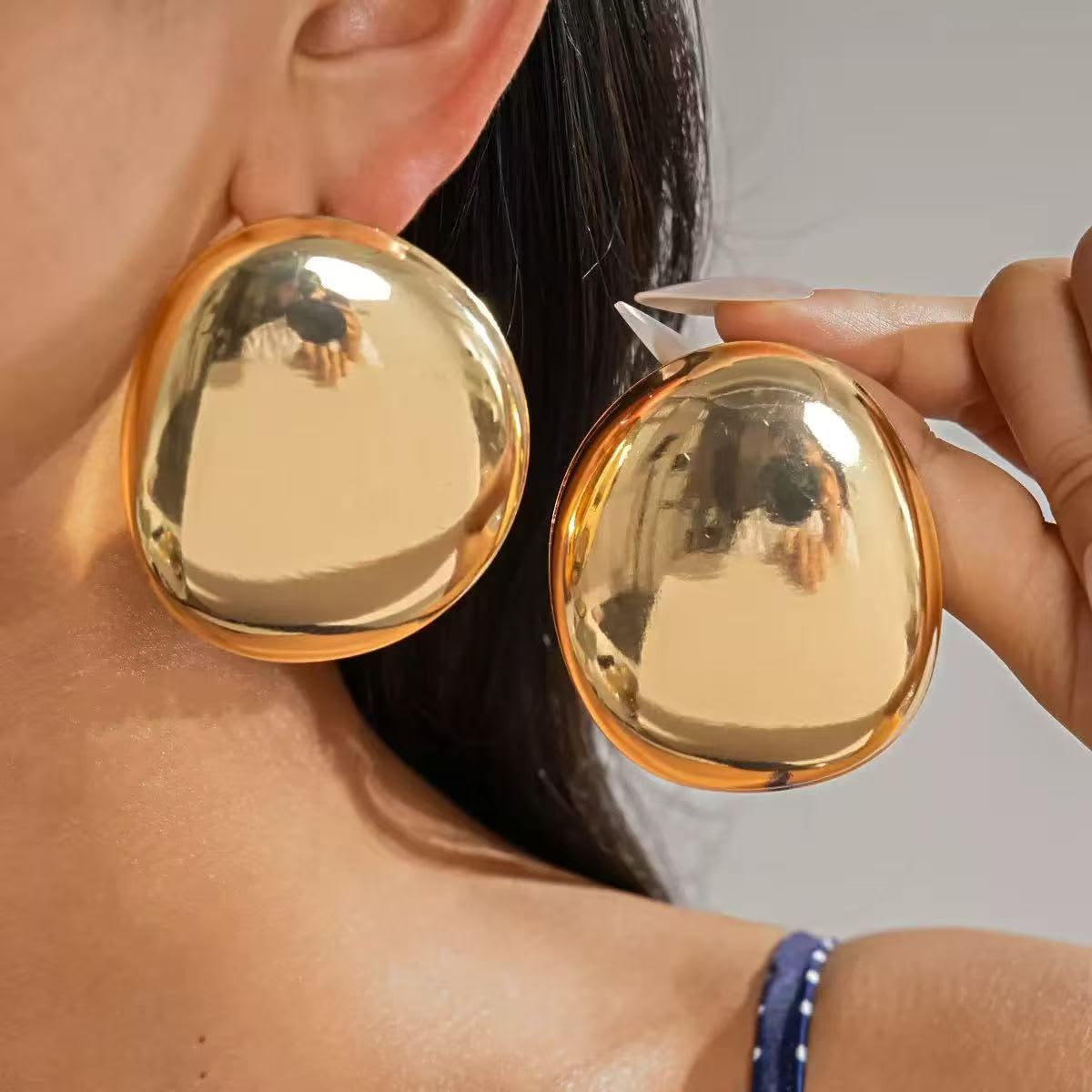 Statement Gold Earrings ✨ — Earrings — Rose Fashion
