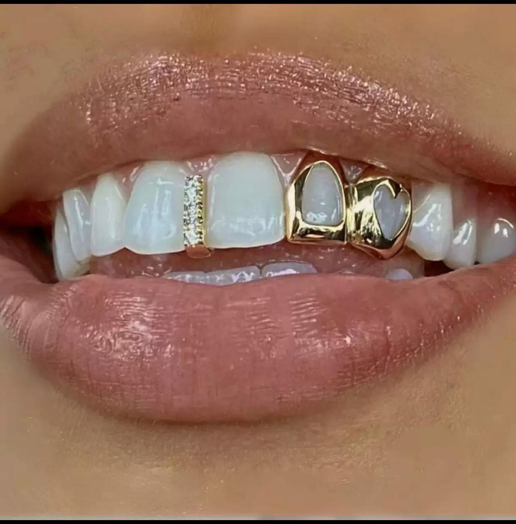 2in1 Gold teeth grillz✨ — Accessories — Rose Fashion