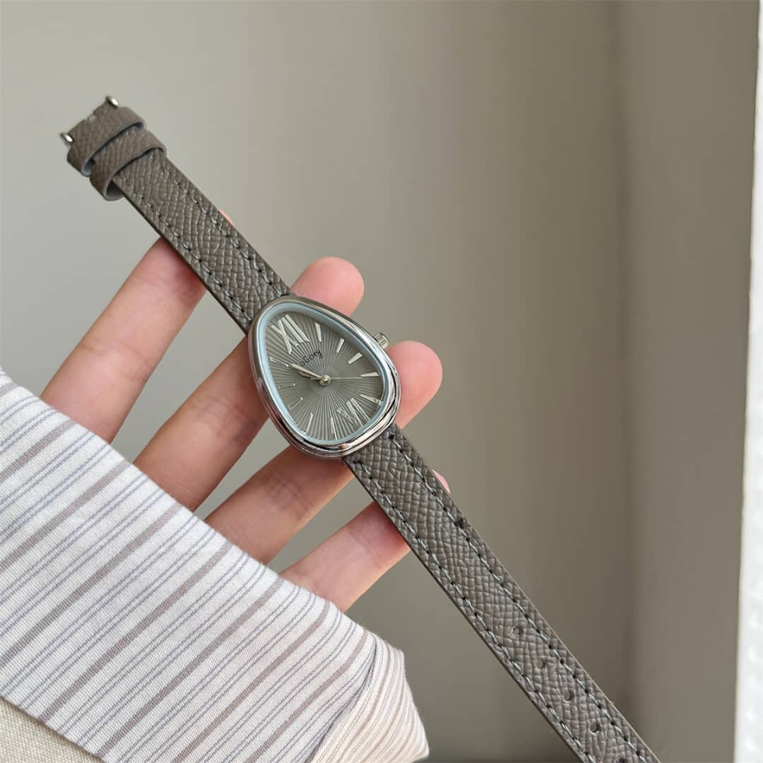 Gogoey Waterdrop leather wristwatch — Watches — Rose Fashion