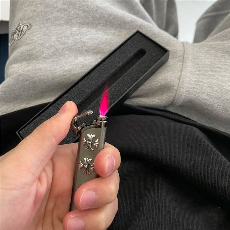 Chrome heart lighter — Accessories — Rose Fashion (photo 3)