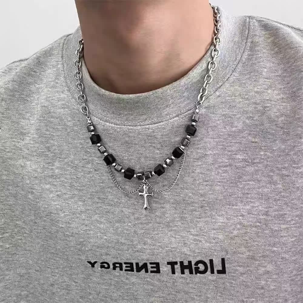 Bead~themed unisex necklace — Neckpieces — Rose Fashion