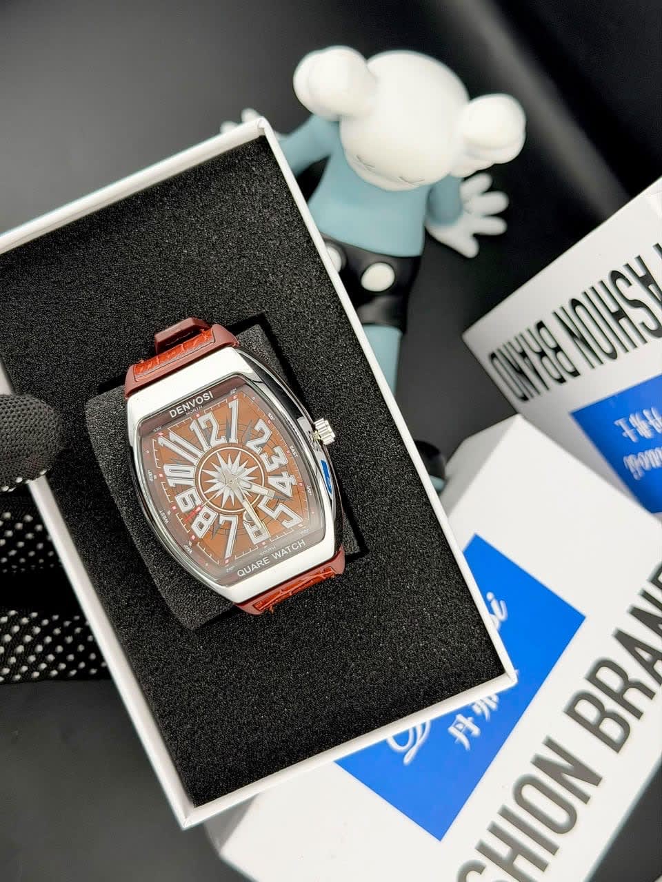 DENVOSI LEATHER WRISWATCH ⌚️ — Watches — Rose Fashion