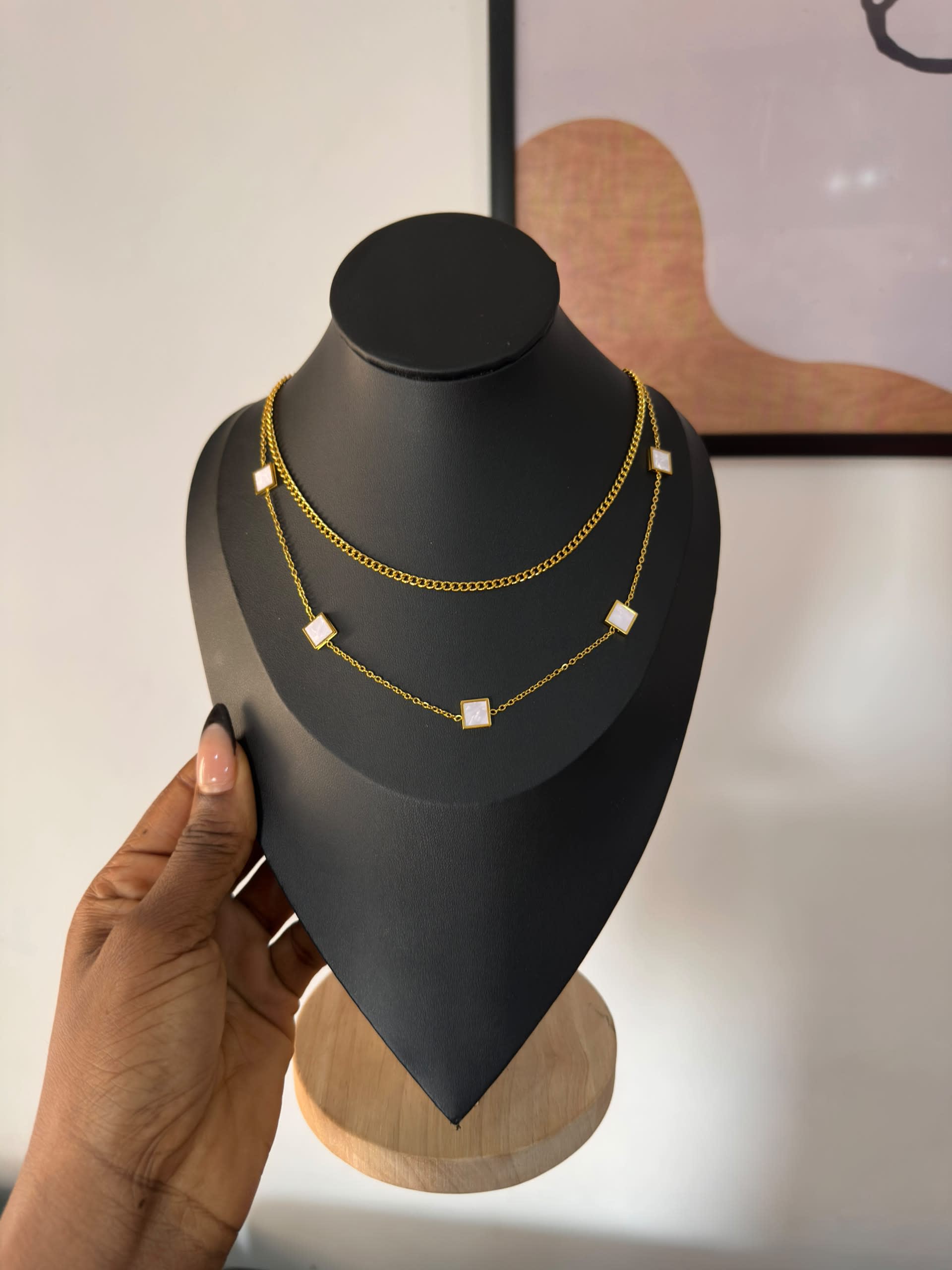 Layered Non-tarnishing Necklace ✨ — Neckpieces — Rose Fashion