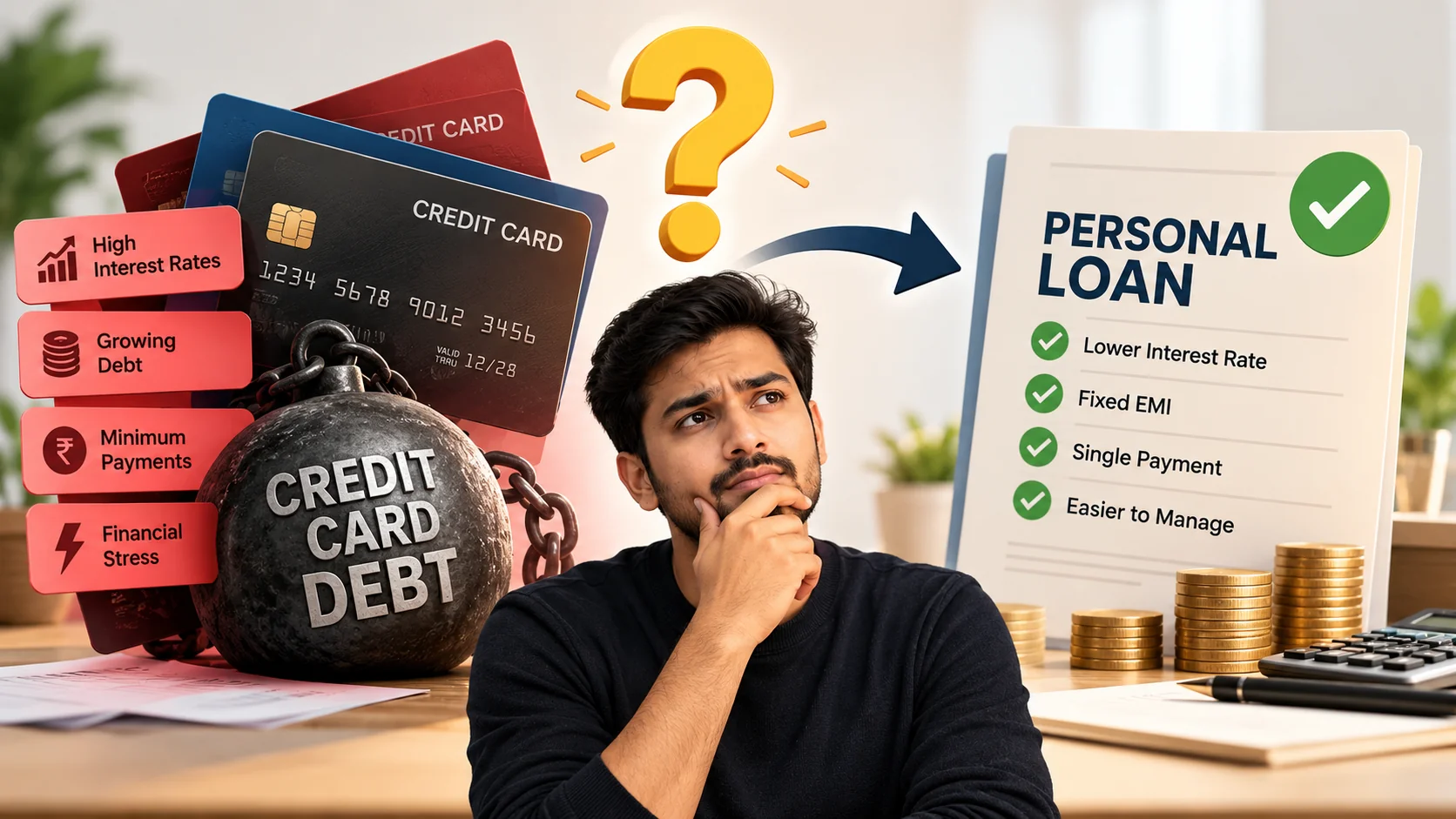 Should You Take a Personal Loan to Pay Off Credit Card Debt?