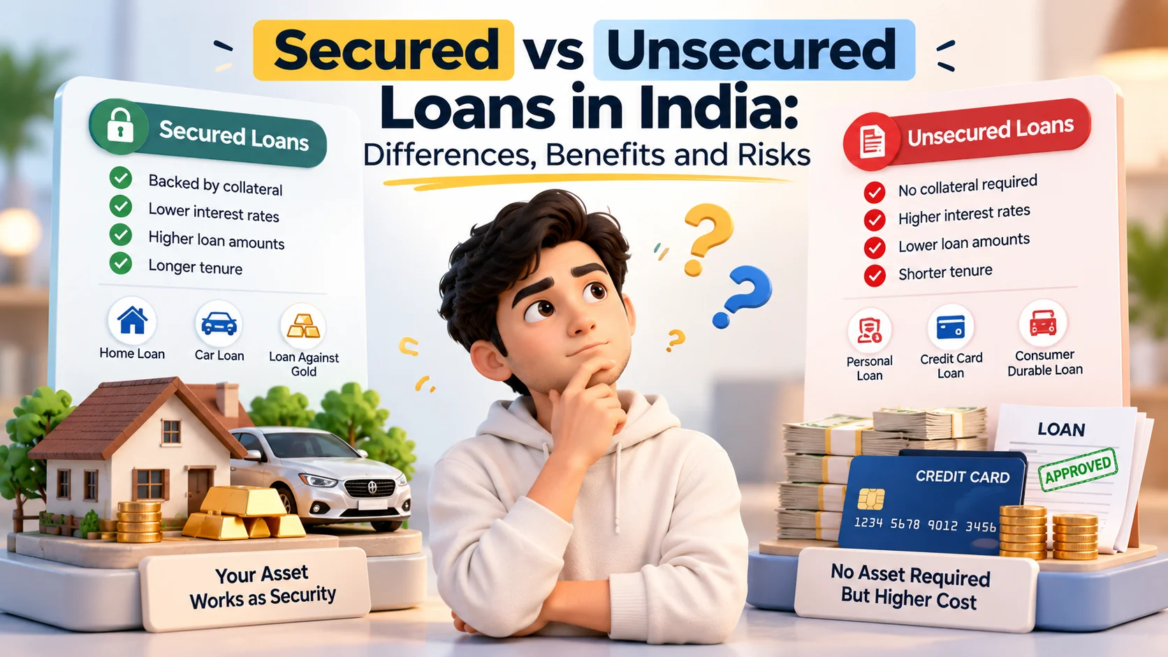 Secured vs Unsecured Loans in India: Key Differences