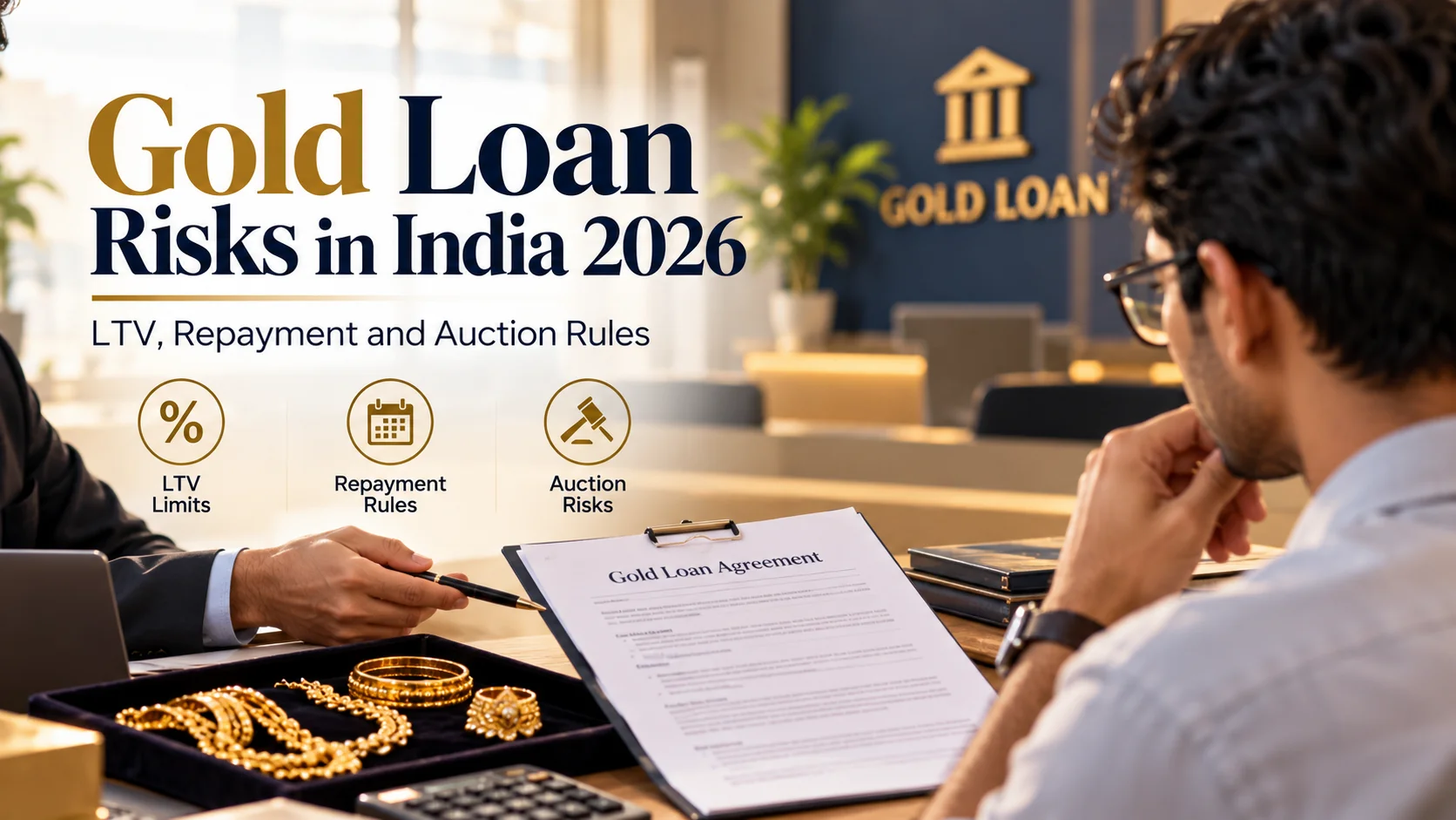 Gold Loan Risks in India 2026: LTV, Repayment and Auction Rules