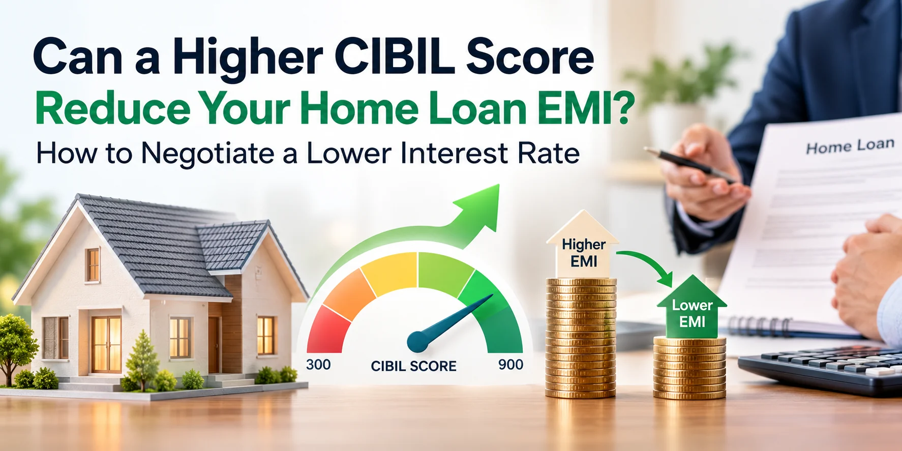 Can a Higher CIBIL Score Reduce Your Home Loan EMI?