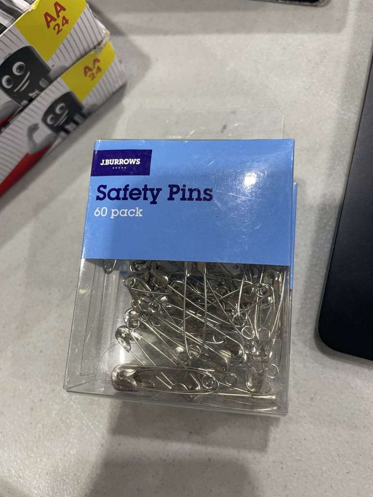 Safety Pins - 60 Pack