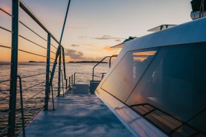 Cruz Bay Champagne Sunset Sail with Open Bar & Hors D'oeuvres