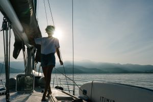 Corfu Island Sunset Cruise on Sailing Yacht