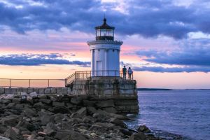 Sunset Lighthouse Cruise in Portland, Maine
