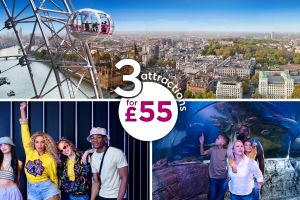 London Eye + Madame Tussauds London + SEA LIFE London Aquarium