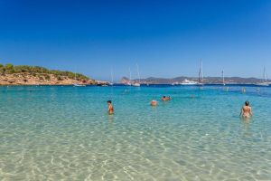Sunset Beach Hopping Cruise in Ibiza