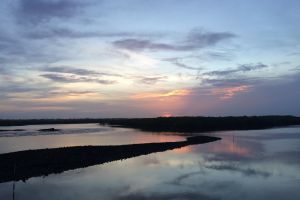 Sunset and Fireworks River Paddle Cruise