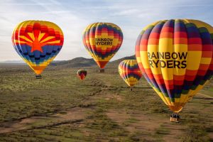Sunset Hot Air Balloon Ride Over Phoenix