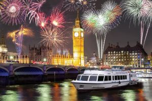London New Year's Eve Fireworks Cruise
