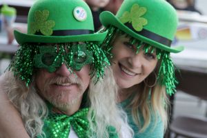 St. Patrick's Day Bleacher Seats at St. John's Cathedral