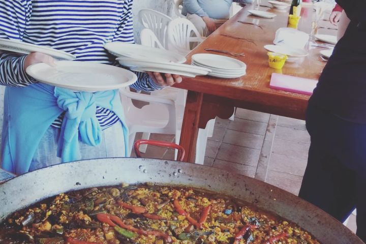 Paella Lesson, Winery Visit and Bike Ride with Hotel Pick Up image