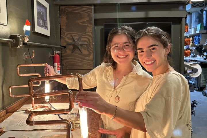 Custom Copper Lamp Making Class - Brooklyn, New York image