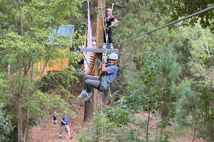 Geronimo Adventure Park 3 Course Zipline Pass near Houston image