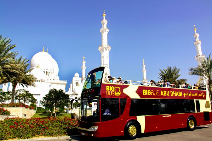 Discover Abu Dhabi: 24hr Hop-On Hop-Off Sightseeing Bus Tour image