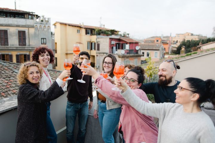 Rome Jewish Quarter Food Tour with Rooftop in Trastevere image