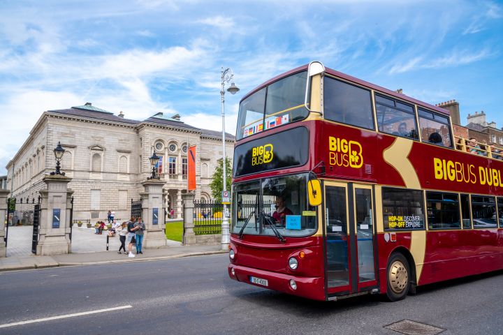 Dublin Discover: Live Guided 24hr Hop-On Hop-Off Bus Tour and Walking Tour image