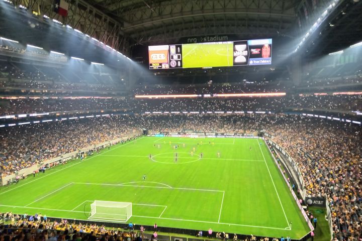 Football World Cup game at Houston Stadium image