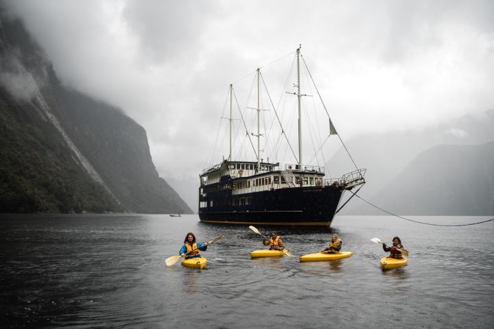 Milford Sound: Overnight Cruise with Water Activities image