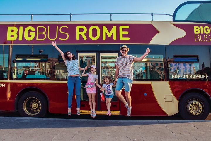 Discover Rome: 24hr Hop-On Hop-Off Sightseeing Bus Tour with Digital Walking Tours image