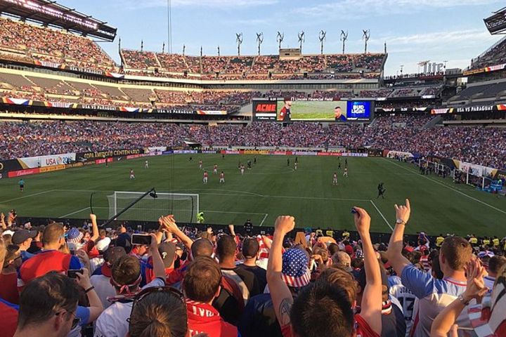 Football World Cup game at Philadelphia Stadium image