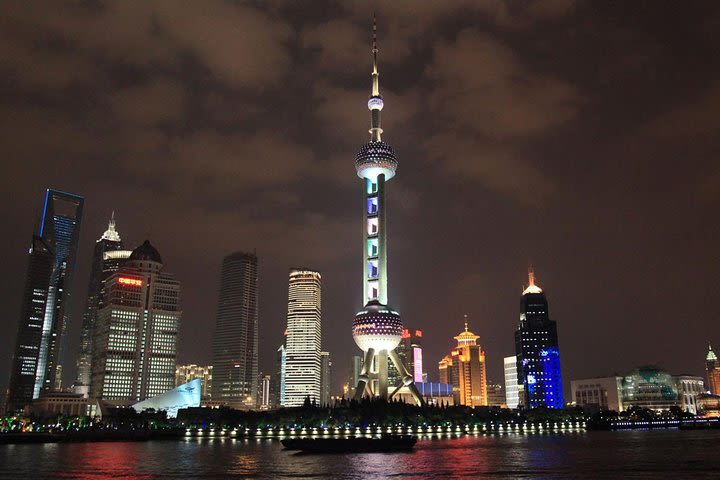 Shanghai Group Tour of Zhujiajiao Water Town and Huangpu River Night Cruise image