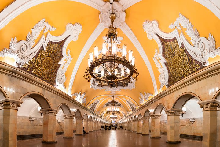 Metro Tour and Moscow River Cruise image