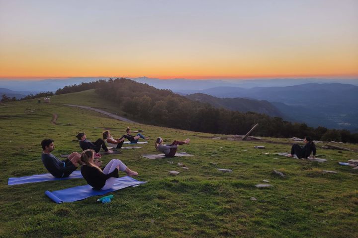 Mountaintop Yoga Hiking in Asheville image