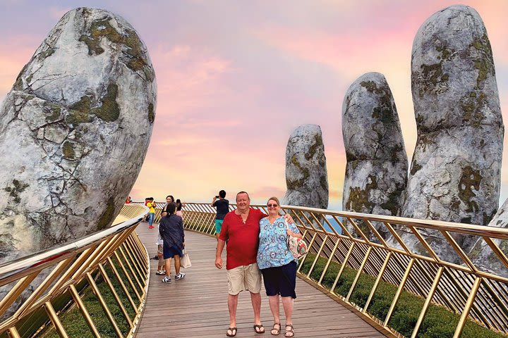 Early morning Ba Na Hills with the Golden Hand Bridge - Private Tour image