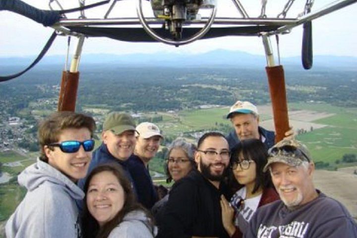 Snohomish Valley Sunrise Hot Air Balloon Ride image