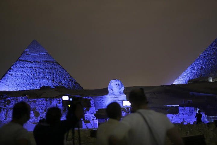 Sound and light show at Giza Pyramids image