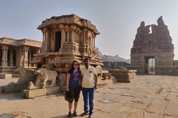 2 days guided private tour from Bangalore to Hampi world heritage site image