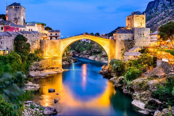 Mostar and Kravice Waterfalls Tour from Split with Dinner & Drinks Included image