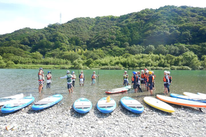 SUP downriver tour at Niyodo river image