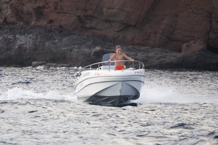 High speed boat image