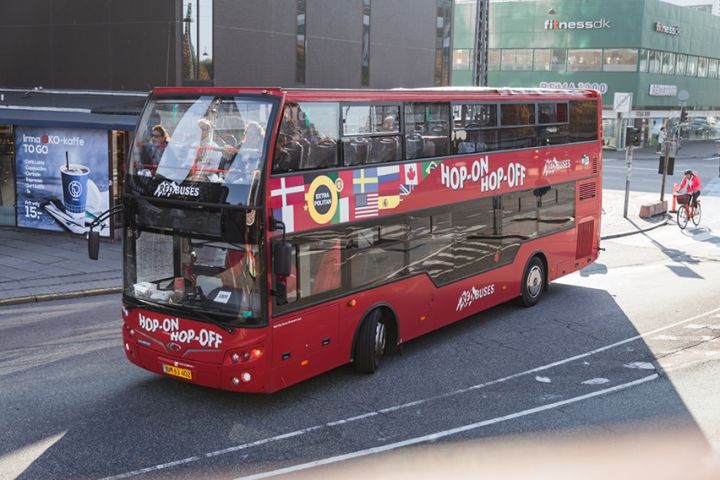Hop-on Hop-off bus + bådtur København image