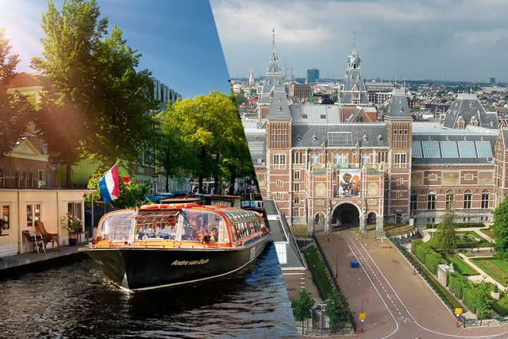 Rijksmuseum + Amsterdam Canal Cruise image