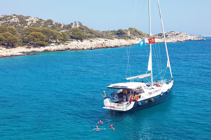 Sailing Day Tour with skipper and private chef in Kas Islands image