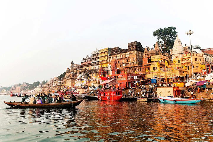 Sunrise in Varanasi Tour with a local with free Ganga Aarti and Boat Ride image